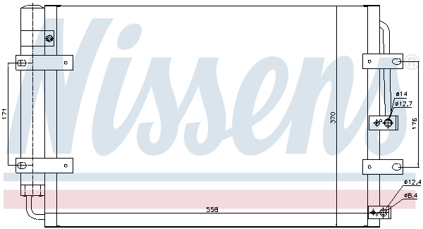 Condenseur, climatisation NISSENS 940631