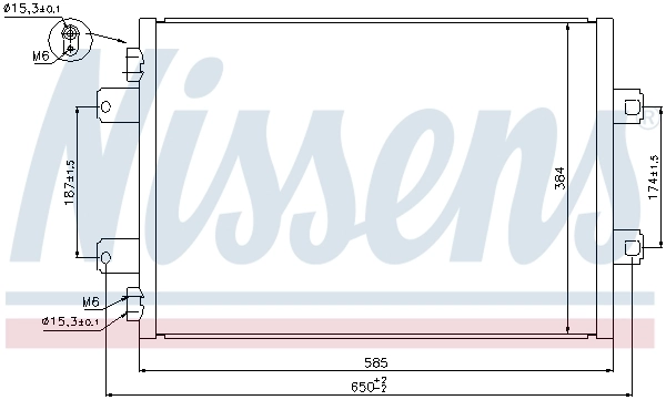 Condenseur, climatisation NISSENS 940077