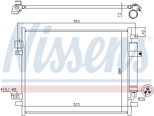 Condenseur, climatisation NISSENS 940789