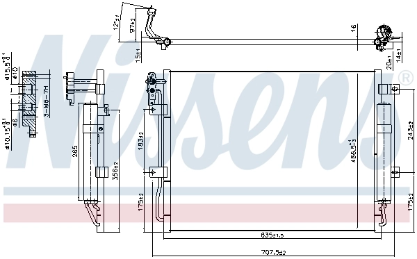 Condenseur, climatisation NISSENS 940406