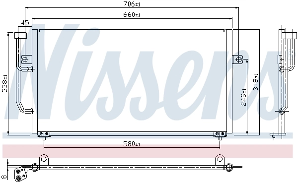 Condenseur, climatisation NISSENS 94306