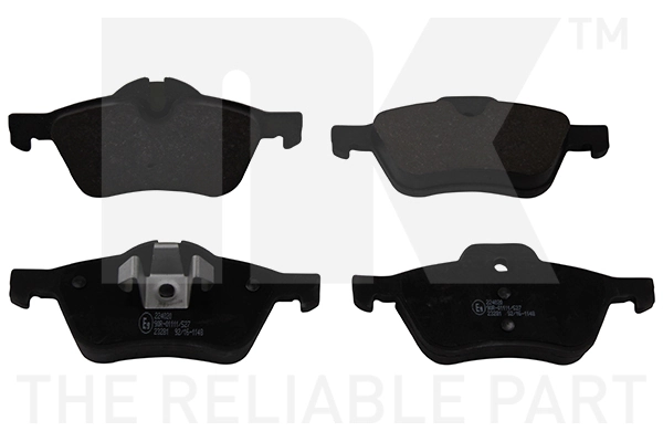 Kit de plaquettes de frein, frein à disque NK 224020