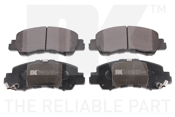 Kit de plaquettes de frein, frein à disque NK 223037