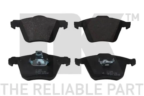 Kit de plaquettes de frein, frein à disque NK 224826