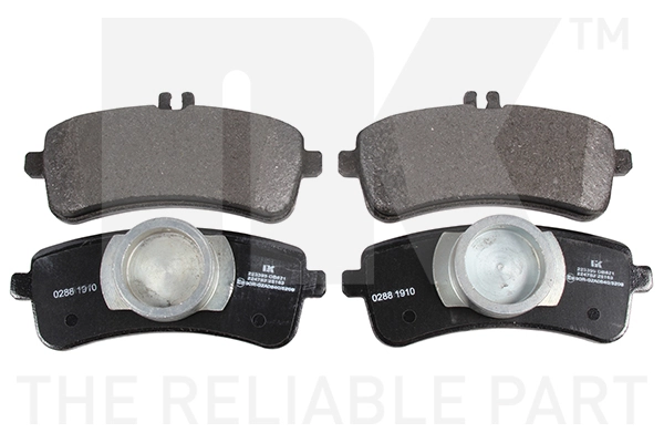 Kit de plaquettes de frein, frein à disque NK 223395