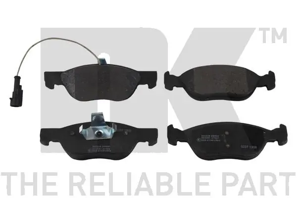 Kit de plaquettes de frein, frein à disque NK 222338