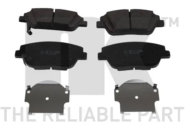 Kit de plaquettes de frein, frein à disque NK 223439