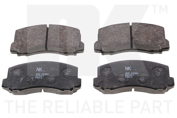 Kit de plaquettes de frein, frein à disque NK 223011