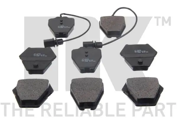 Kit de plaquettes de frein, frein à disque NK 224780