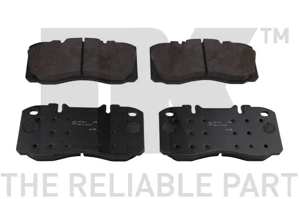 Kit de plaquettes de frein, frein à disque NK 222361