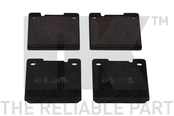 Kit de plaquettes de frein, frein à disque NK 224813