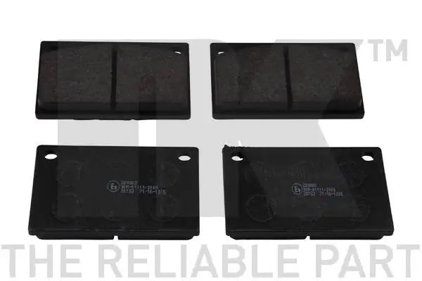 Kit de plaquettes de frein, frein à disque NK 224802