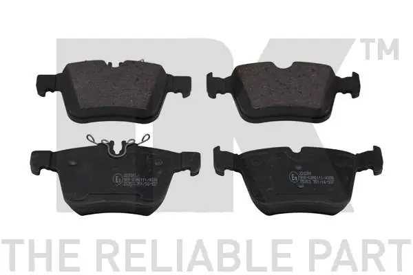 Kit de plaquettes de frein, frein à disque NK 223381