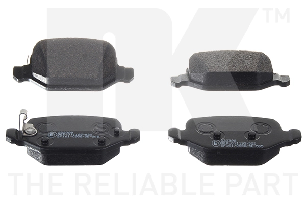 Kit de plaquettes de frein, frein à disque NK 222398