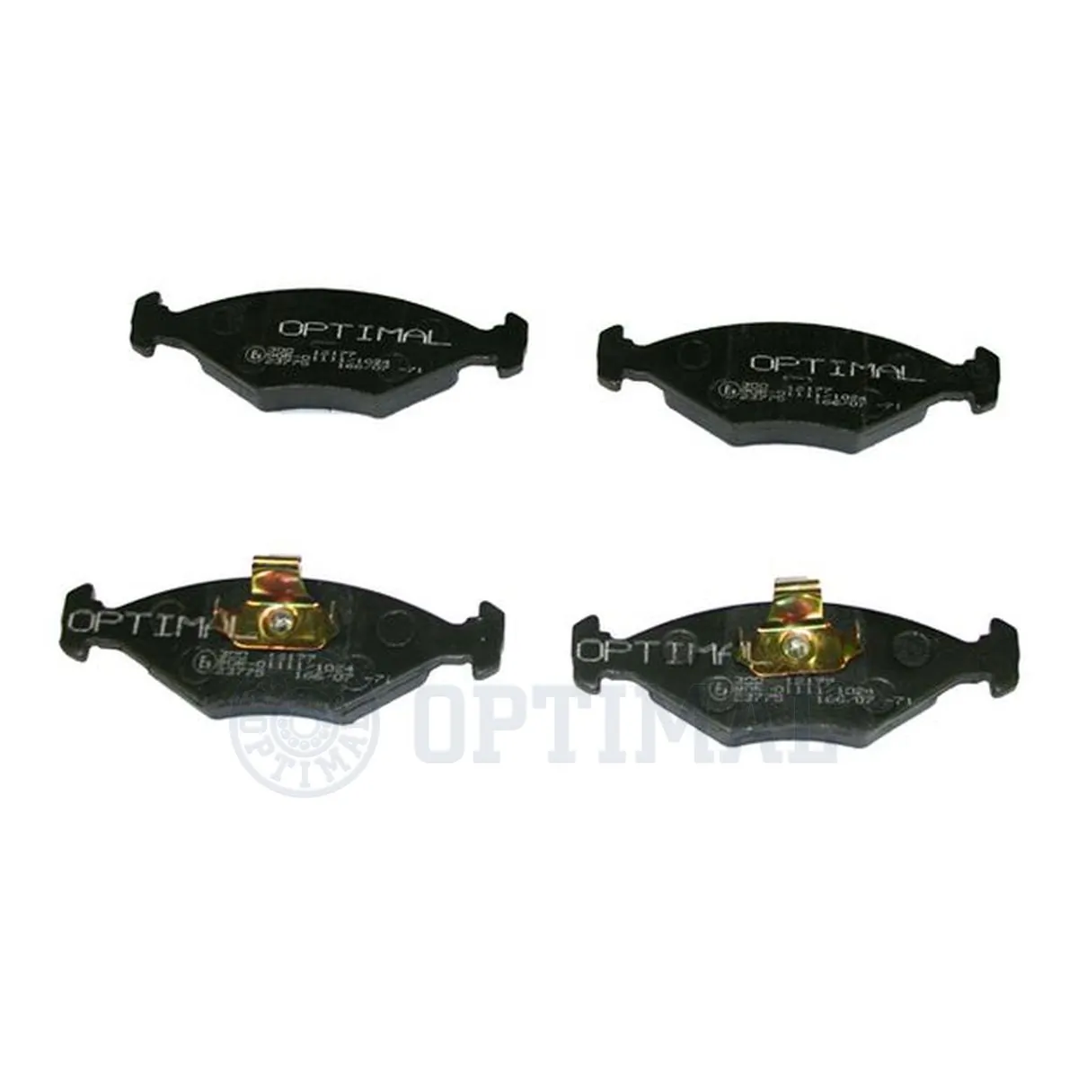 Kit de plaquettes de frein, frein à disque OPTIMAL 12177