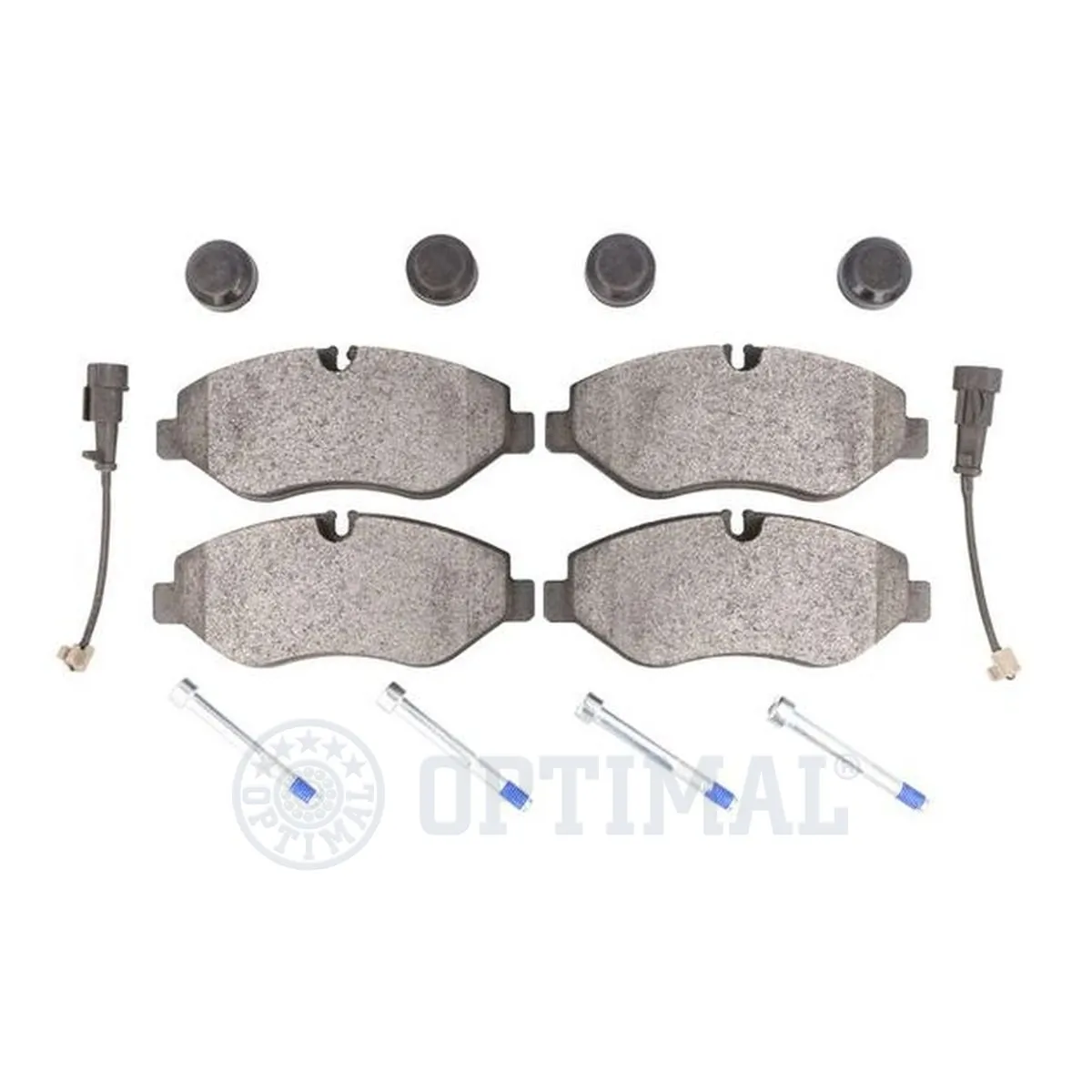 Kit de plaquettes de frein, frein à disque OPTIMAL 12302