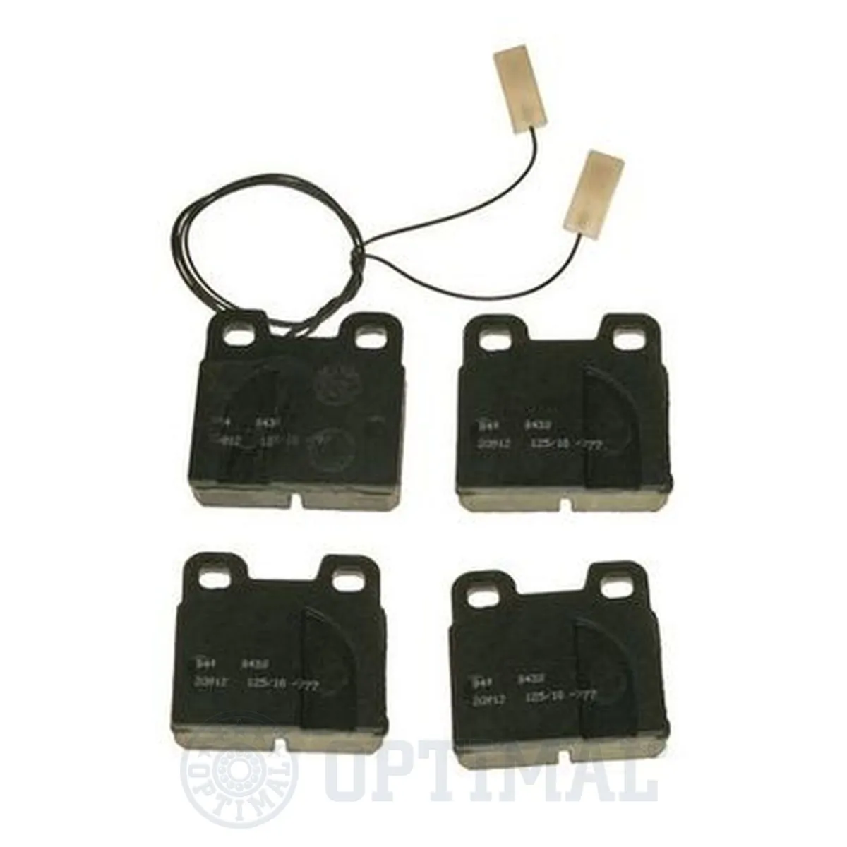 Kit de plaquettes de frein, frein à disque OPTIMAL 9432