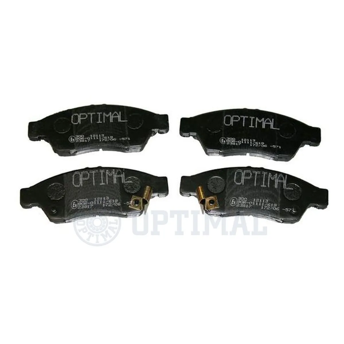 Kit de plaquettes de frein, frein à disque OPTIMAL 12113