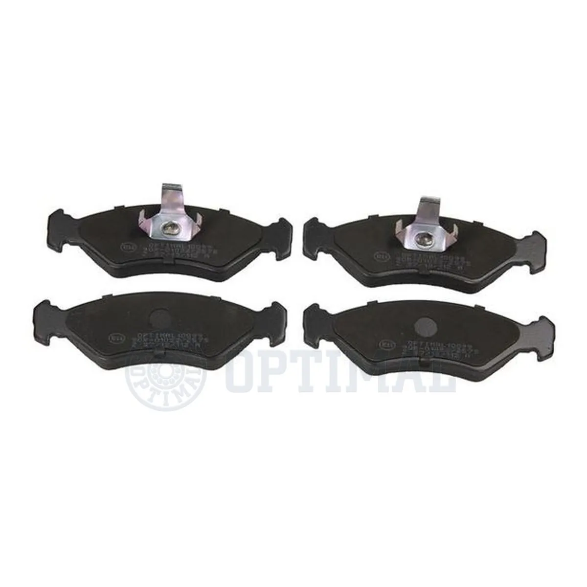 Kit de plaquettes de frein, frein à disque OPTIMAL 10099
