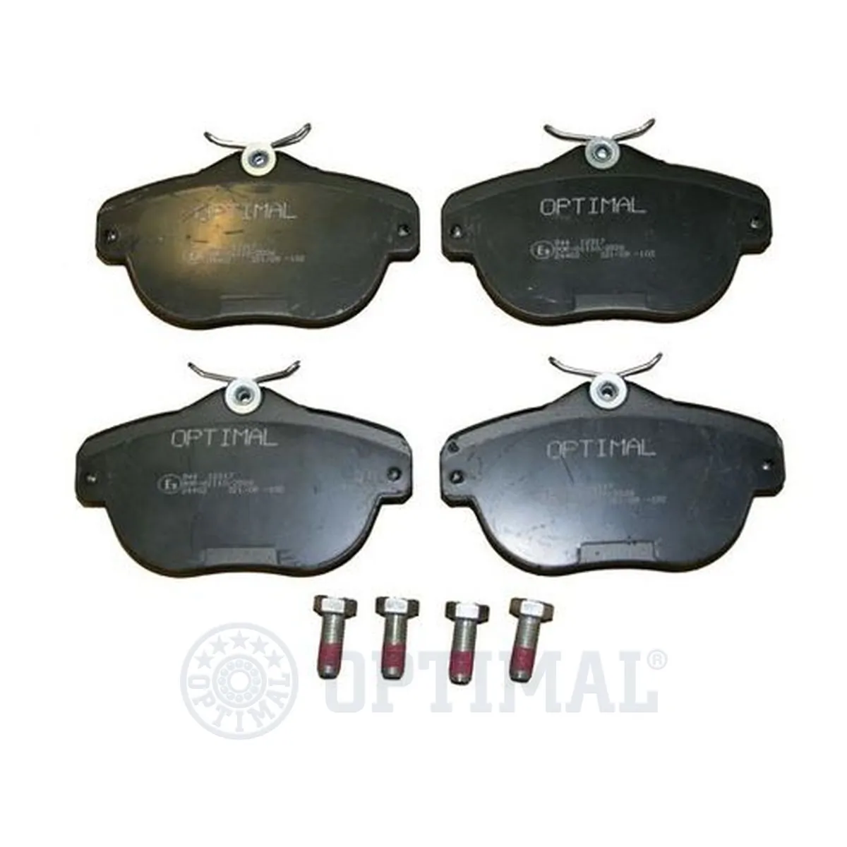 Kit de plaquettes de frein, frein à disque OPTIMAL 12317