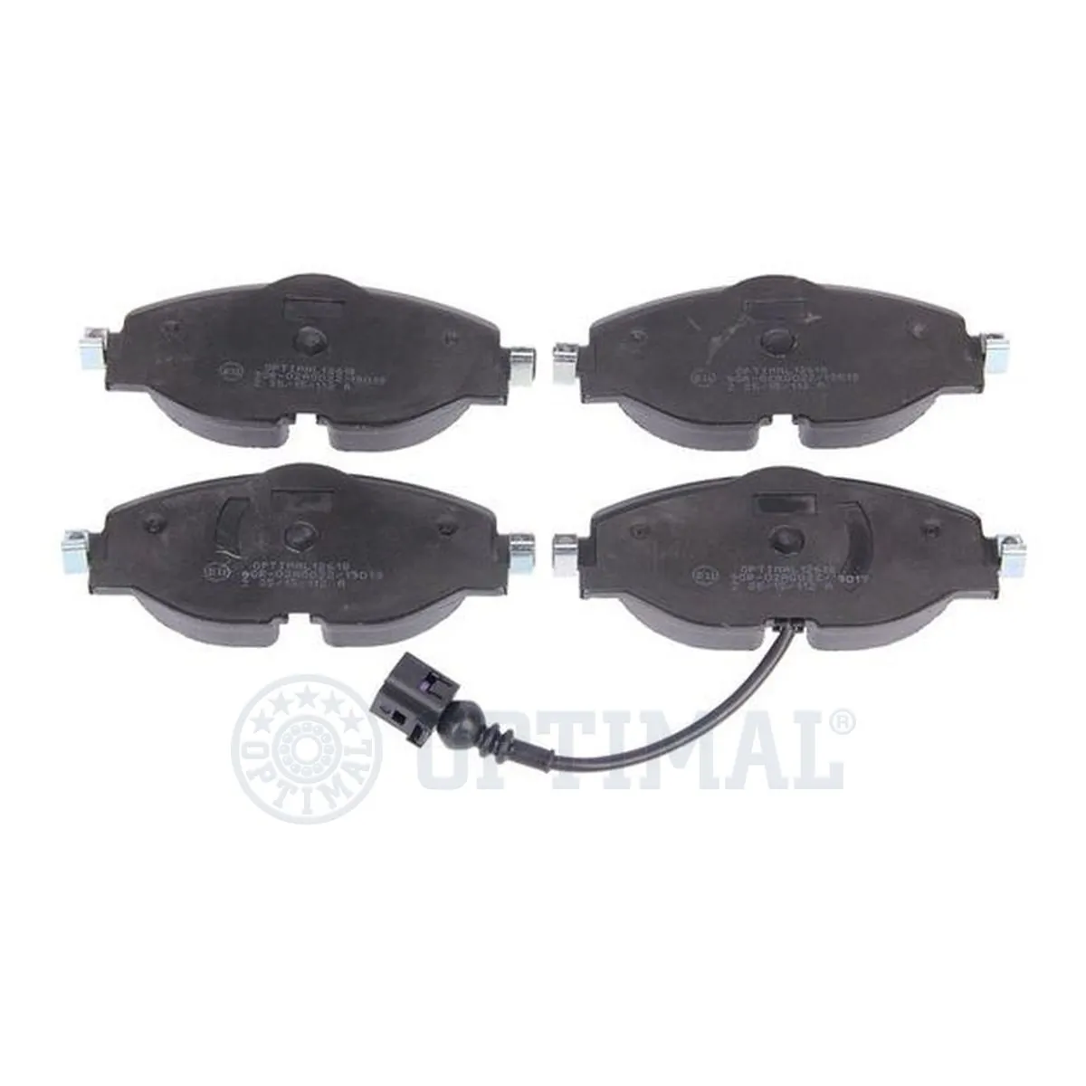 Kit de plaquettes de frein, frein à disque OPTIMAL 12618