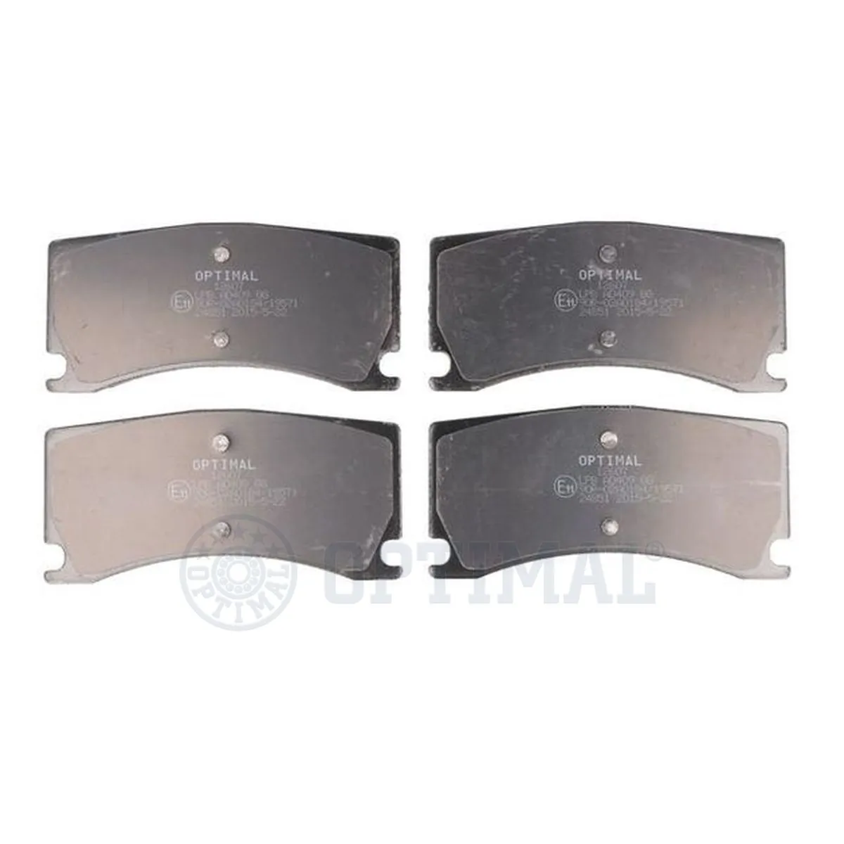 Kit de plaquettes de frein, frein à disque OPTIMAL 12607