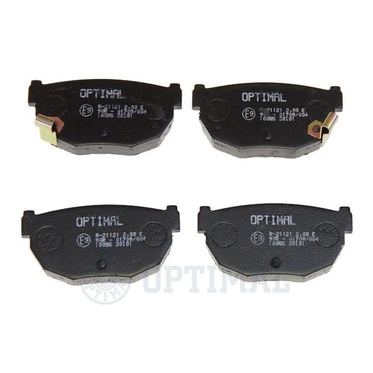 Kit de plaquettes de frein, frein à disque OPTIMAL 10085