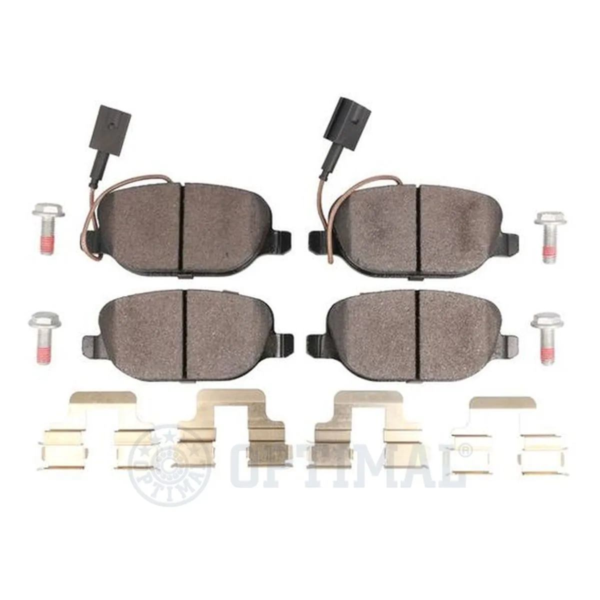 Kit de plaquettes de frein, frein à disque OPTIMAL 12724