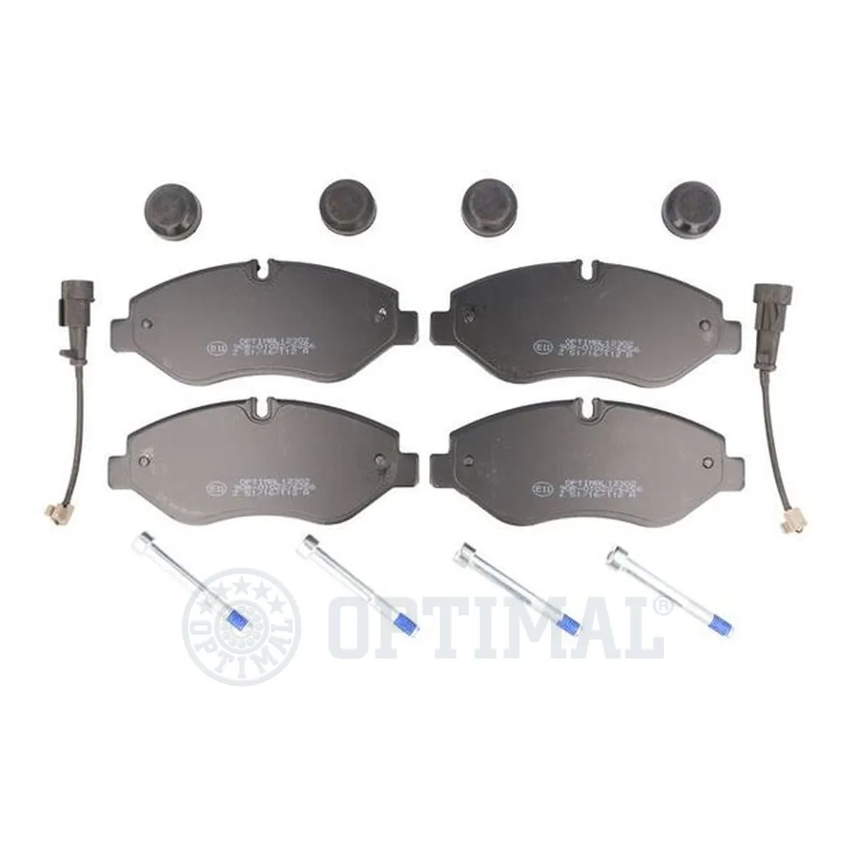 Kit de plaquettes de frein, frein à disque OPTIMAL 12302