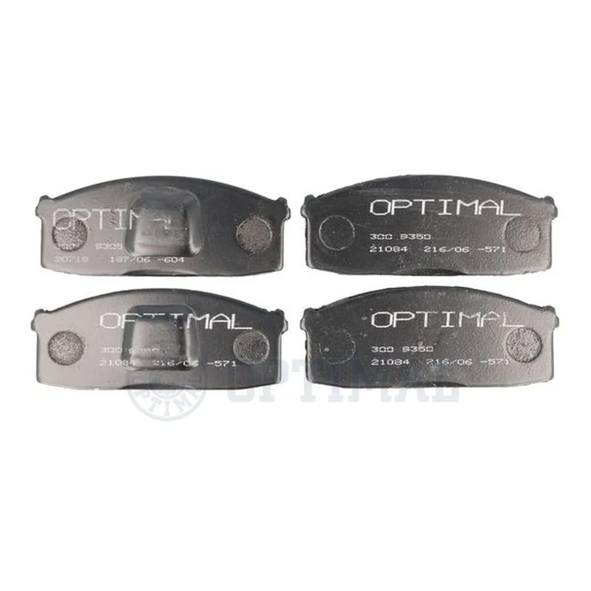 Kit de plaquettes de frein, frein à disque OPTIMAL 9305