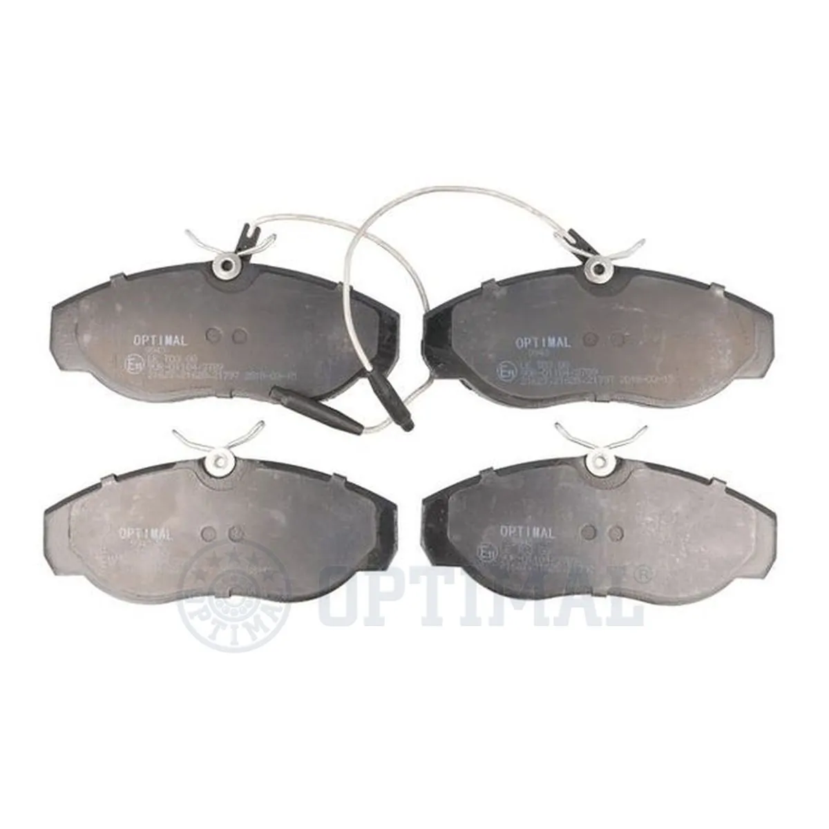 Kit de plaquettes de frein, frein à disque OPTIMAL 9943