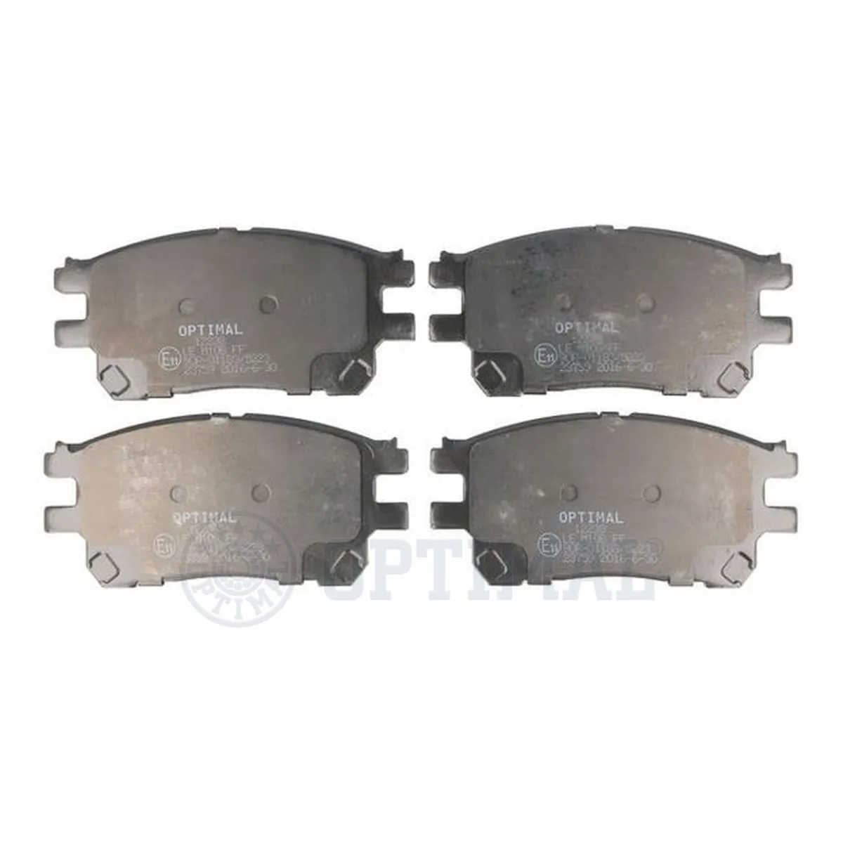 Kit de plaquettes de frein, frein à disque OPTIMAL 12238