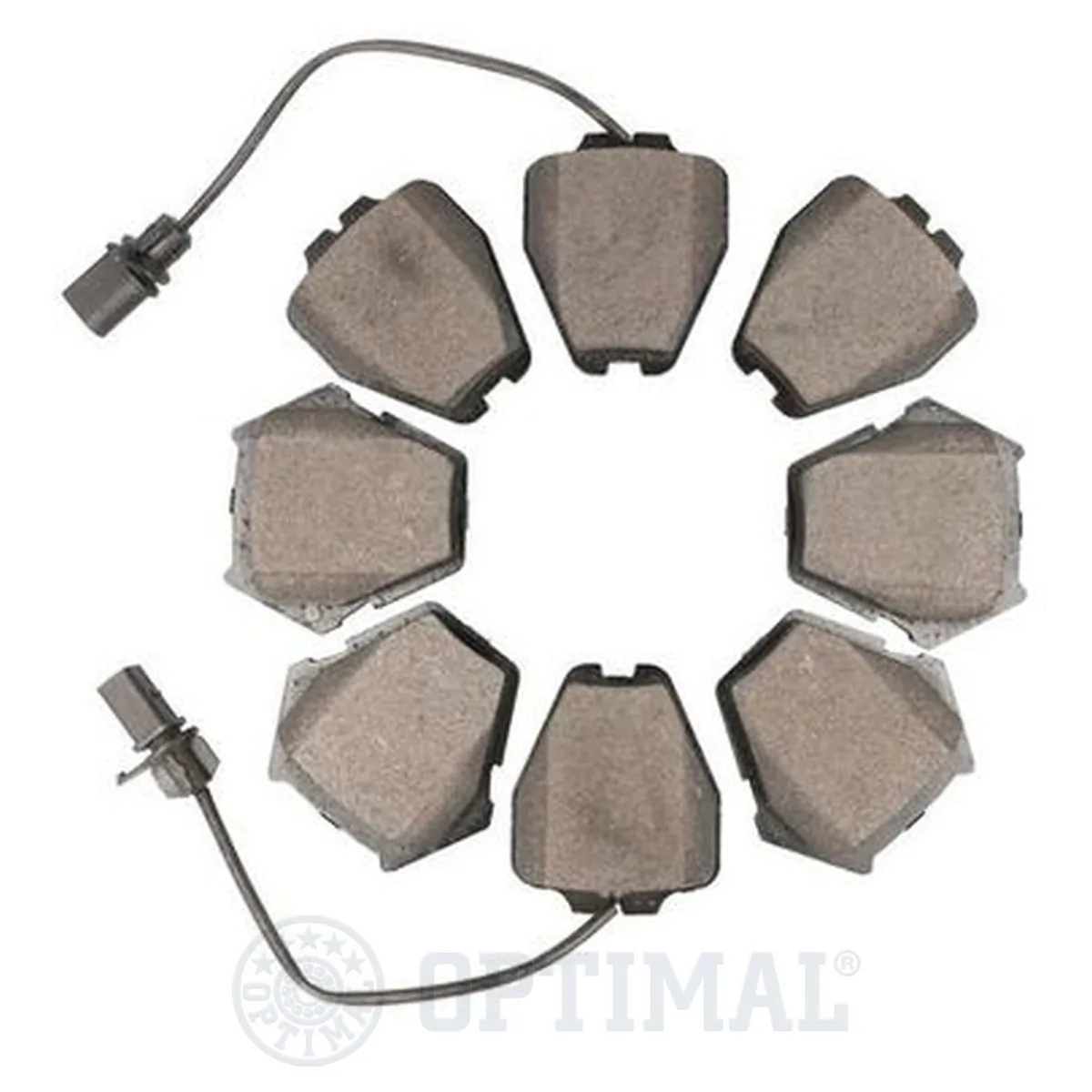 Kit de plaquettes de frein, frein à disque OPTIMAL 12158