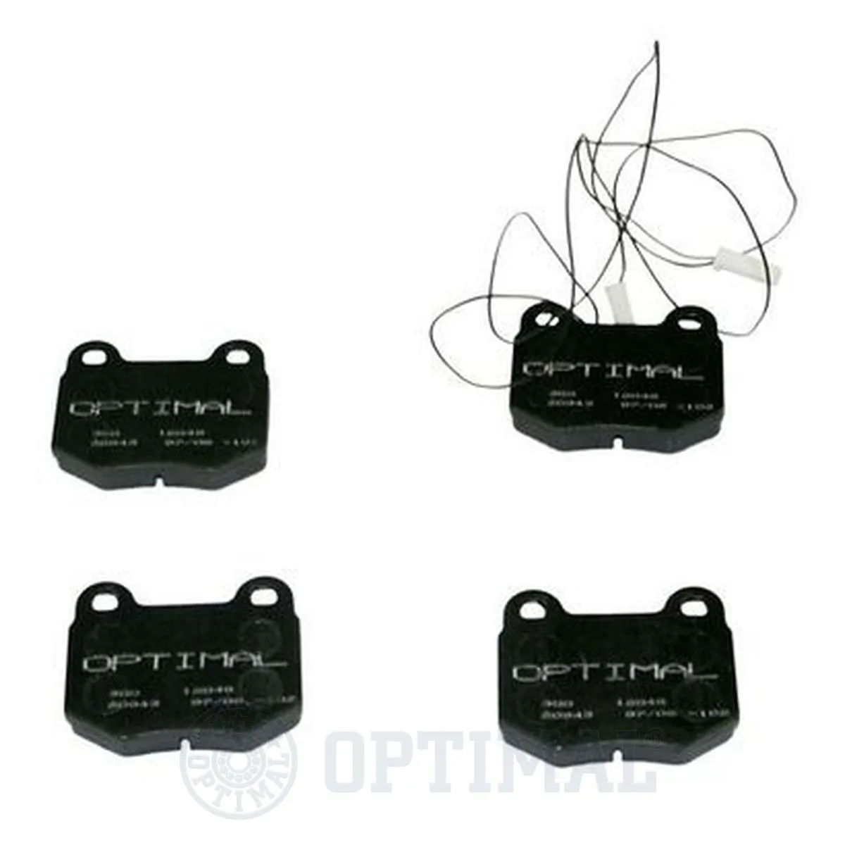 Kit de plaquettes de frein, frein à disque OPTIMAL 12048
