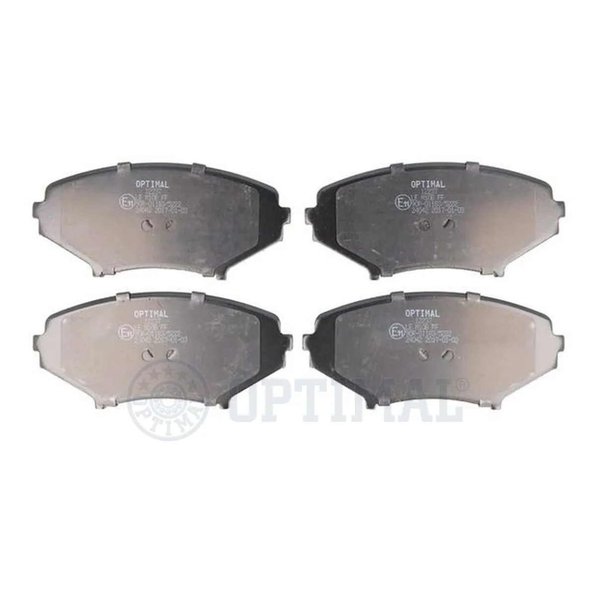 Kit de plaquettes de frein, frein à disque OPTIMAL 12237