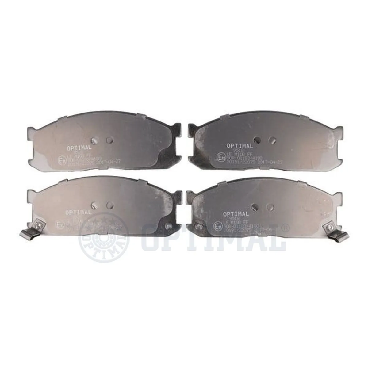 Kit de plaquettes de frein, frein à disque OPTIMAL 9518