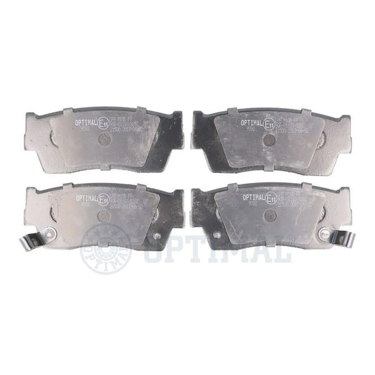 Kit de plaquettes de frein, frein à disque OPTIMAL 9592