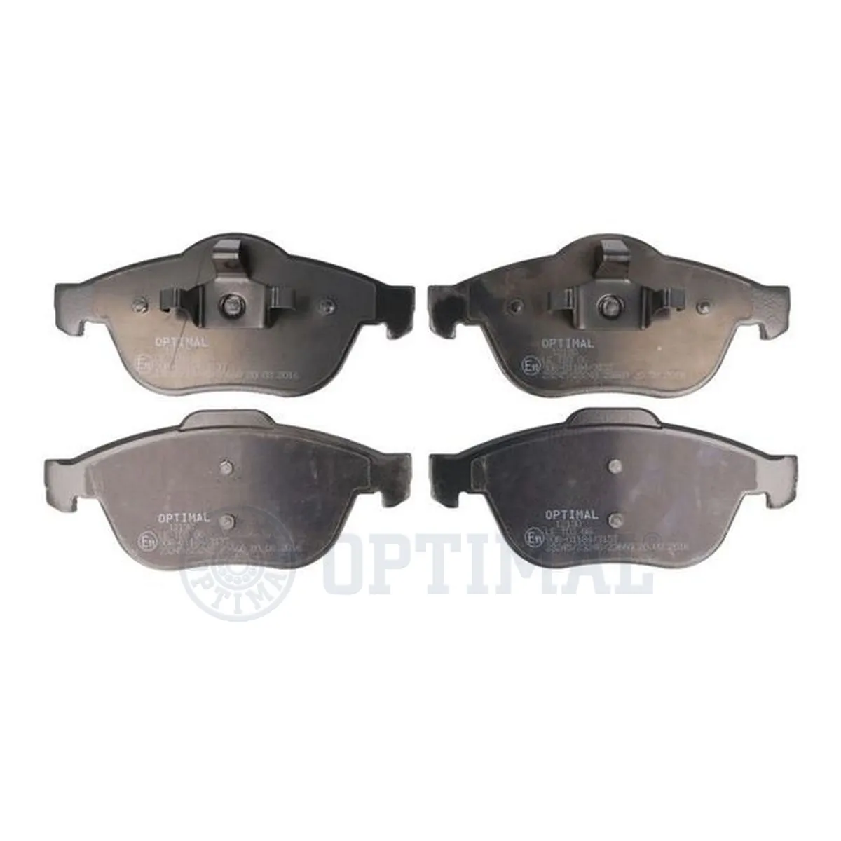 Kit de plaquettes de frein, frein à disque OPTIMAL 12130