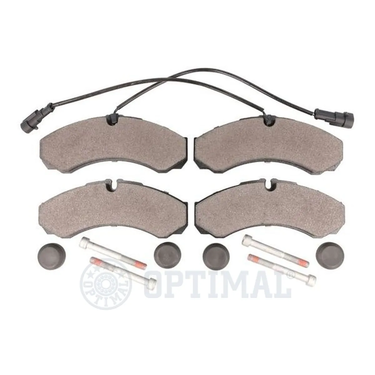 Kit de plaquettes de frein, frein à disque OPTIMAL 12304