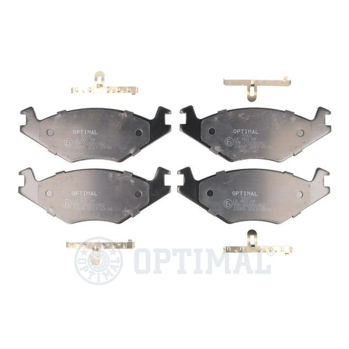 Kit de plaquettes de frein, frein à disque OPTIMAL 9363