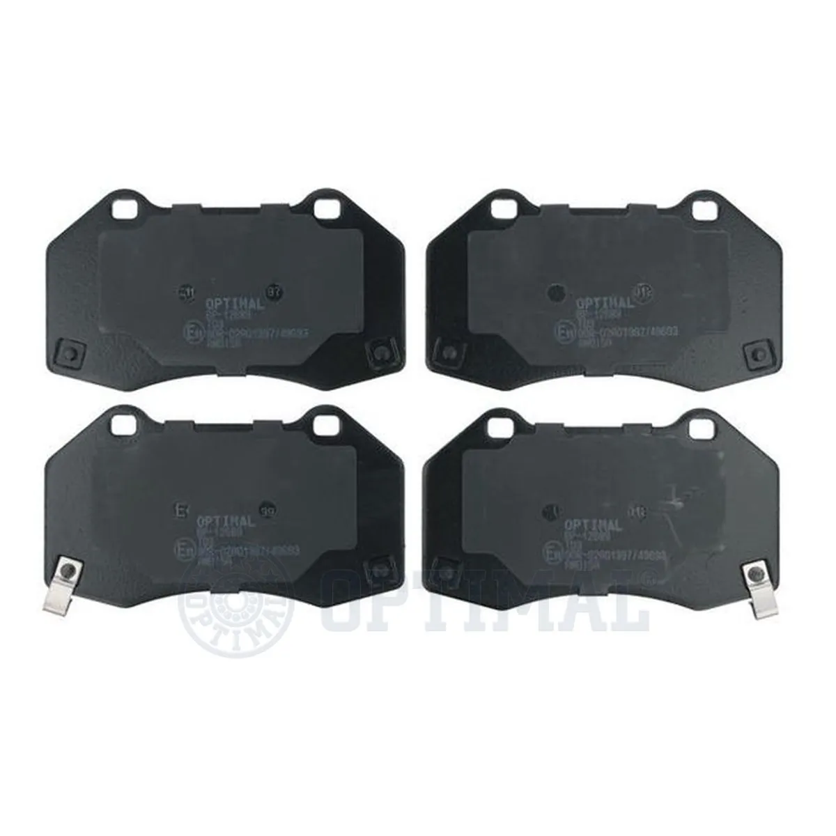 Kit de plaquettes de frein, frein à disque OPTIMAL 12689