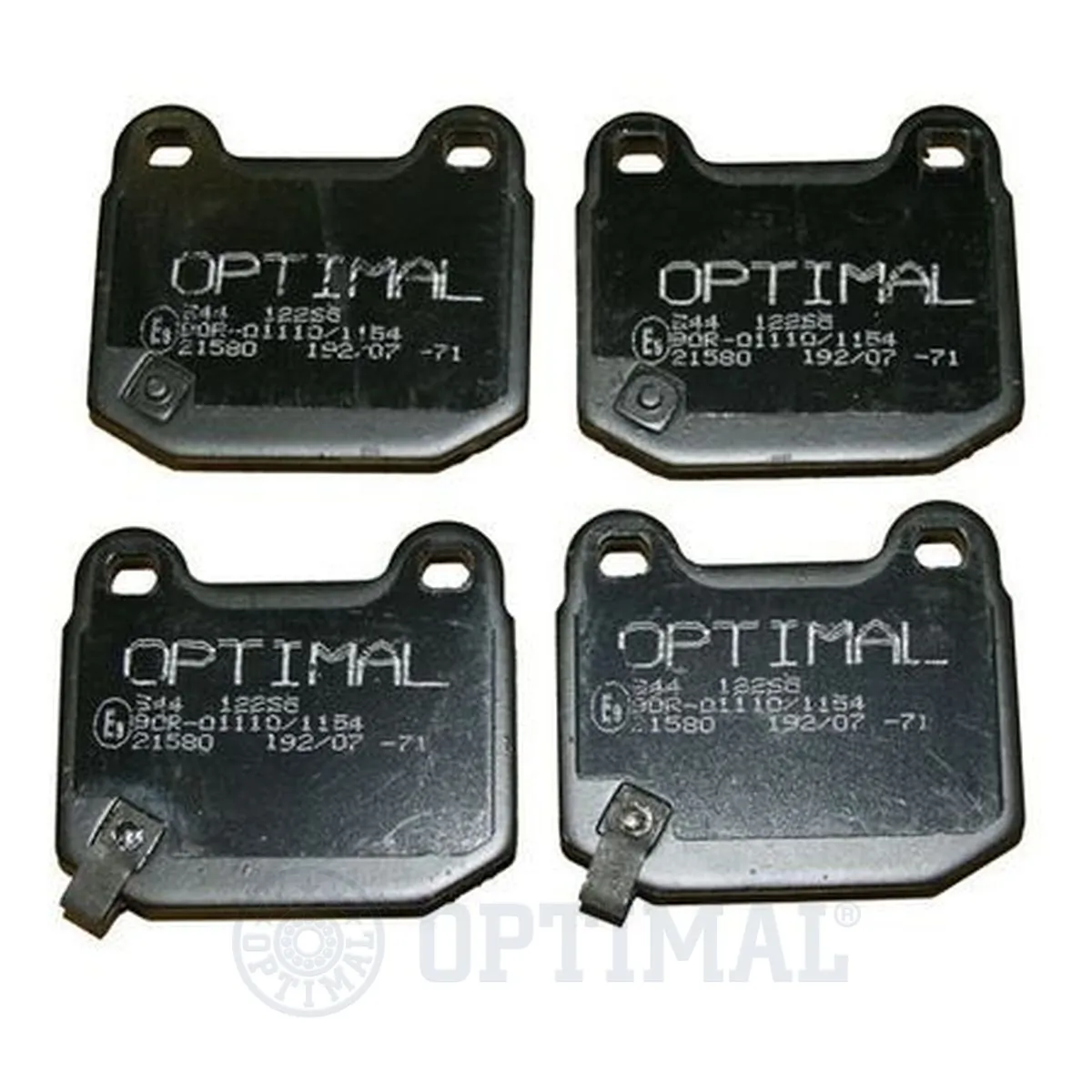 Kit de plaquettes de frein, frein à disque OPTIMAL 12265