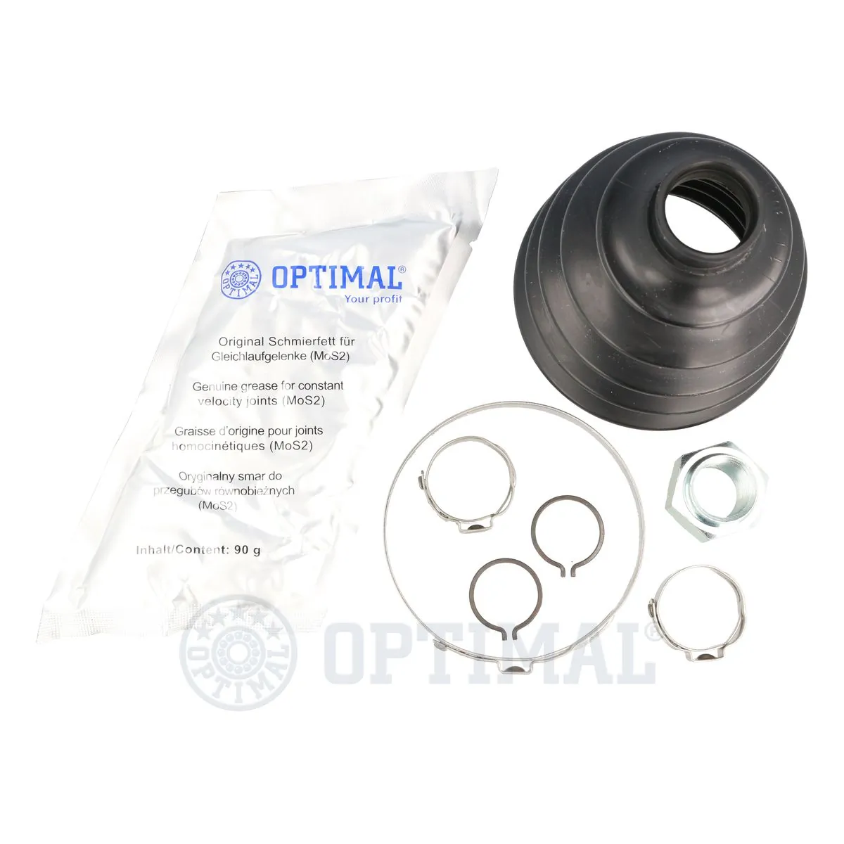 Пилозахисний комплект приводного валу OPTIMAL (CVB-10742TPE)