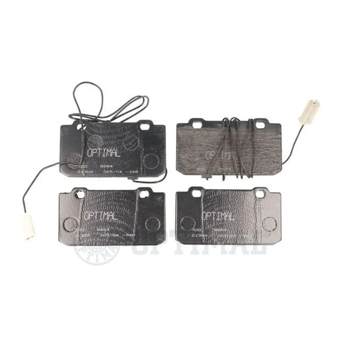 Kit de plaquettes de frein, frein à disque OPTIMAL 9854