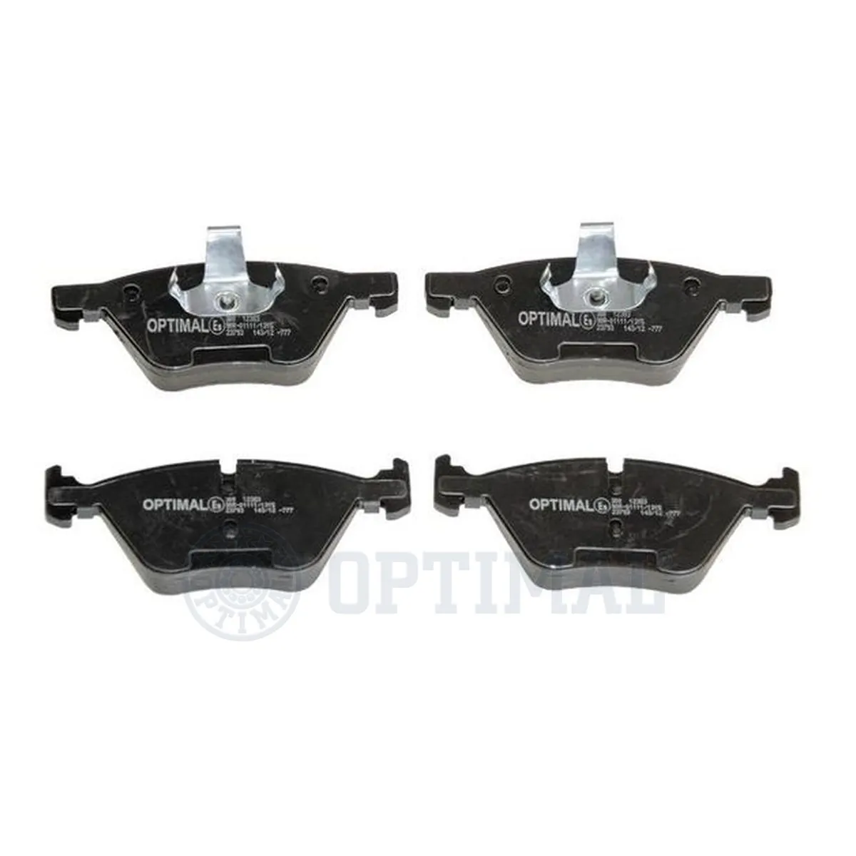 Kit de plaquettes de frein, frein à disque OPTIMAL 12383