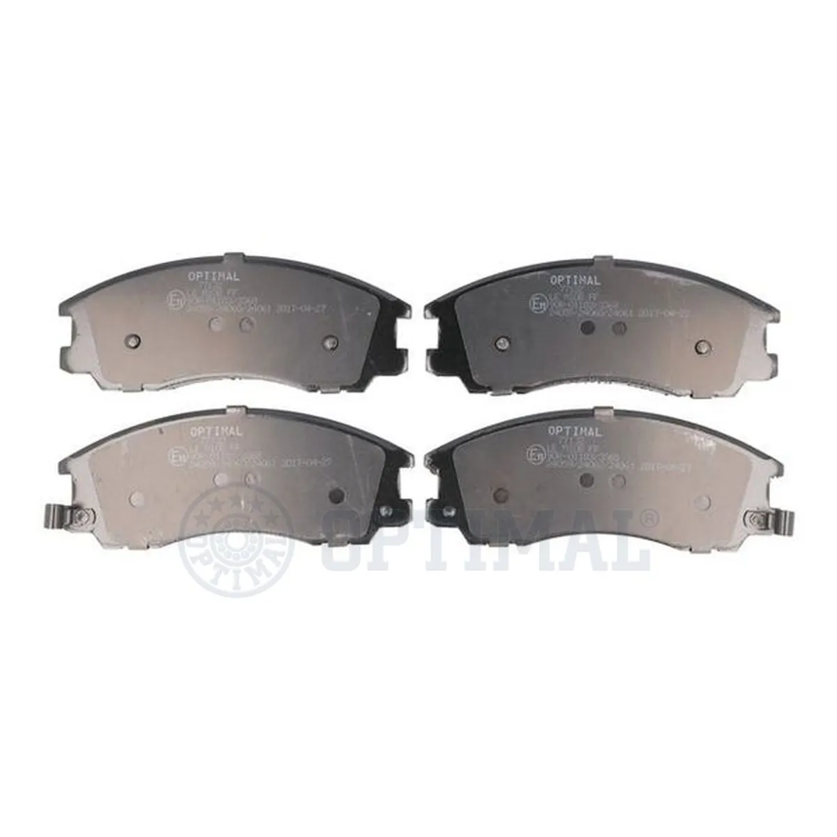 Kit de plaquettes de frein, frein à disque OPTIMAL 77132