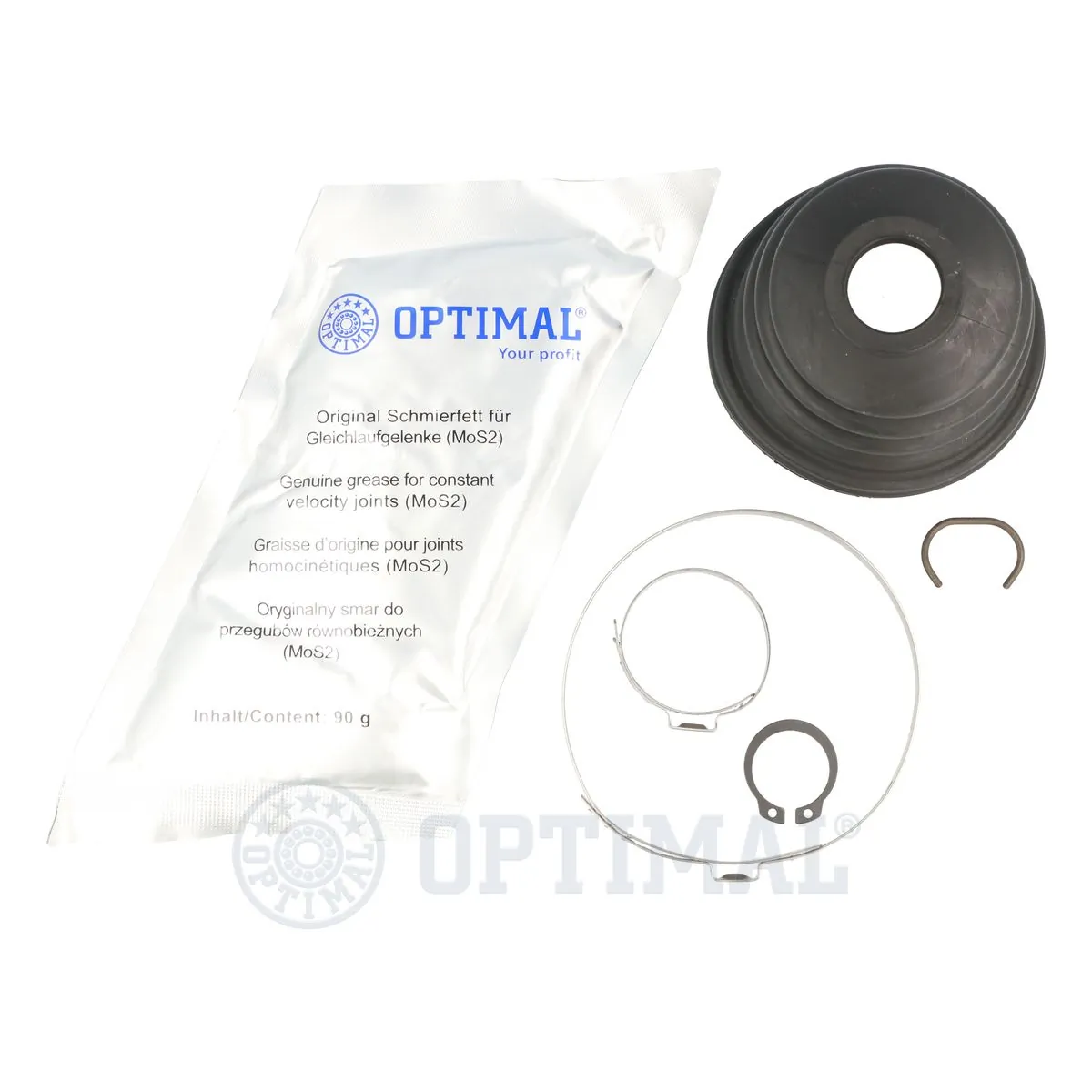 Пилозахисний комплект приводного валу OPTIMAL (CVB-10295CR)