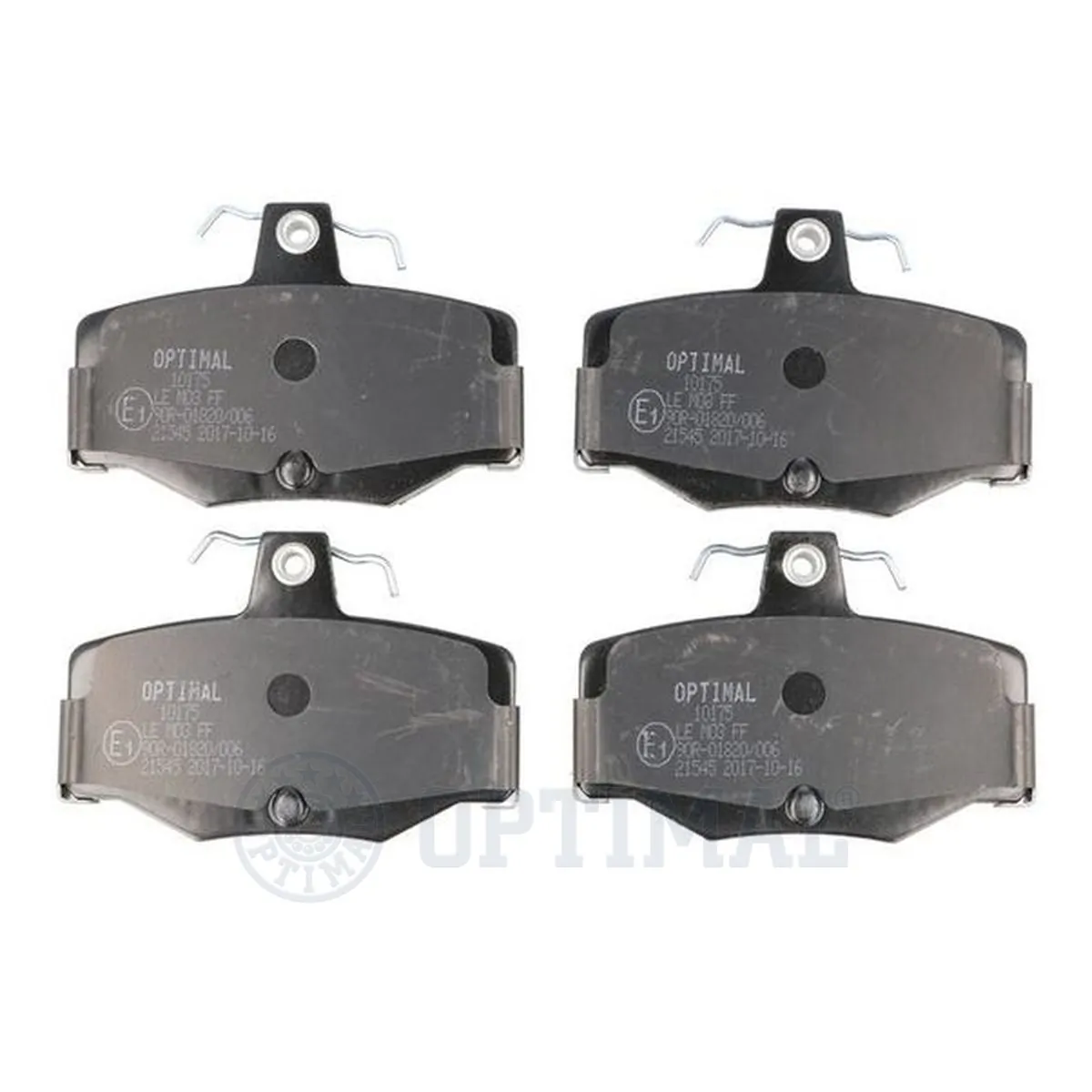 Kit de plaquettes de frein, frein à disque OPTIMAL 10175