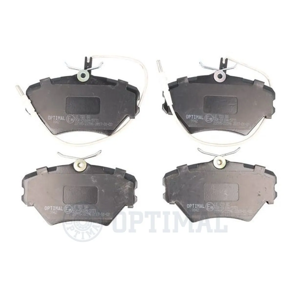 Kit de plaquettes de frein, frein à disque OPTIMAL 9942