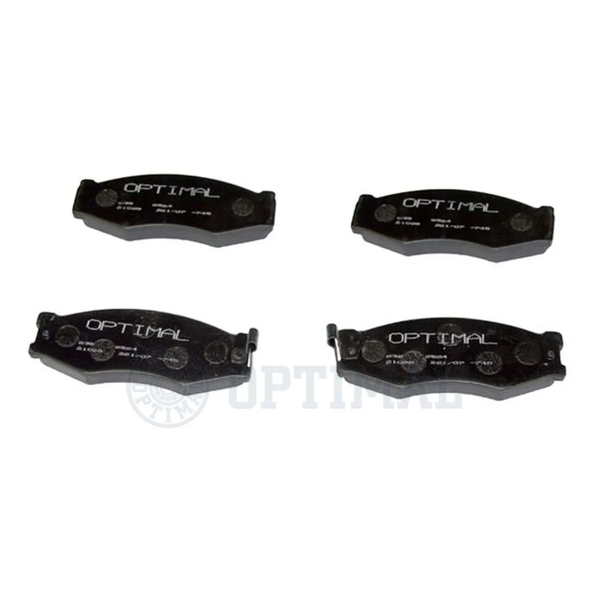 Kit de plaquettes de frein, frein à disque OPTIMAL 9376